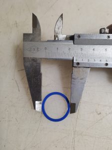 Кольцо уплотнительное форсунки топливной (пластиковое синее) Фотон 1099/1069/1093/1041/1049а/1138 Foton